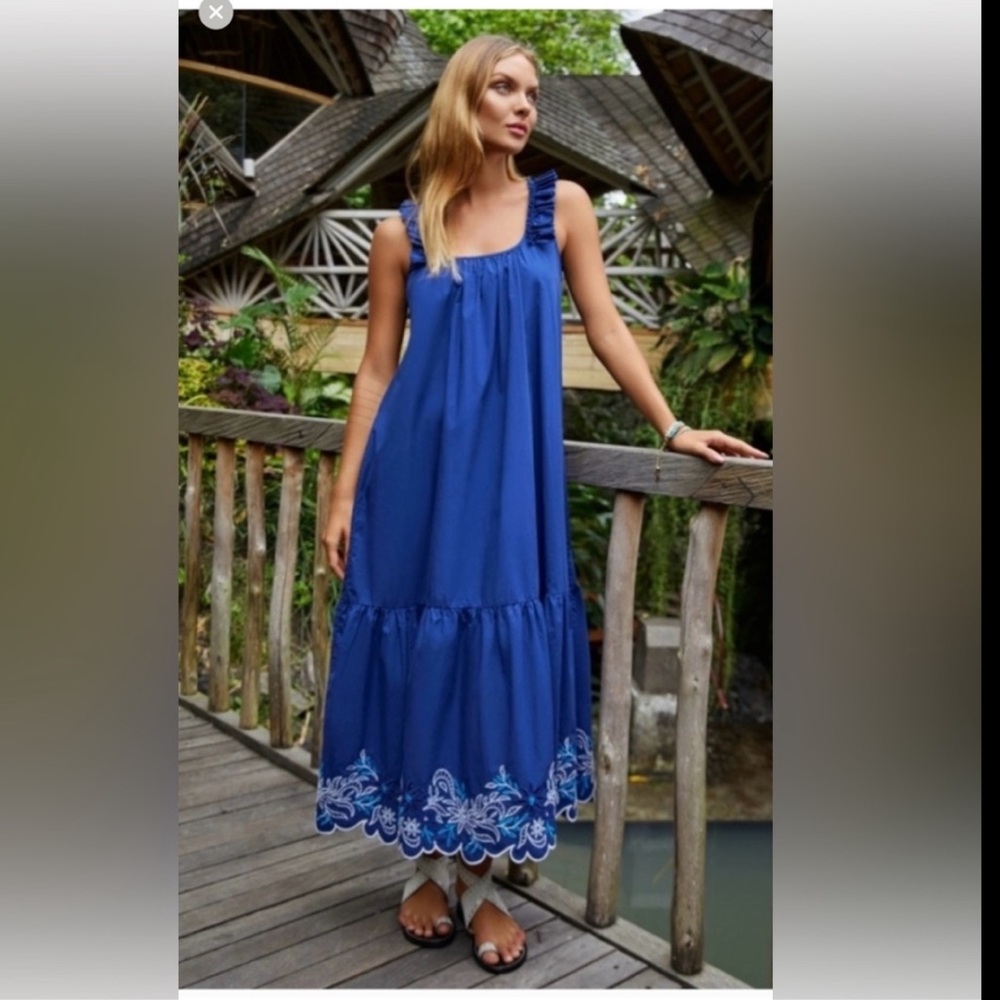 NWT Johnny Was Yoko Eyelet maxi dress